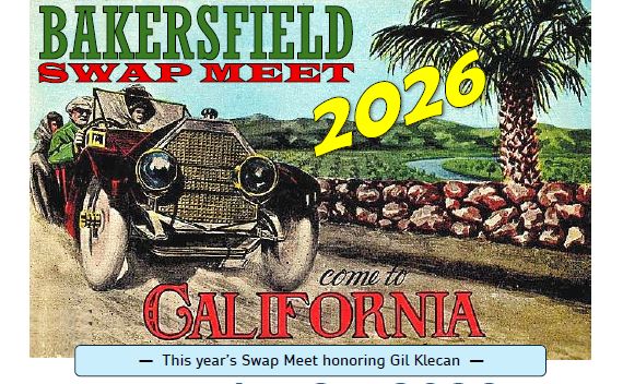 Bakersfield Pre-War Swap Meet partial flyer May 2026